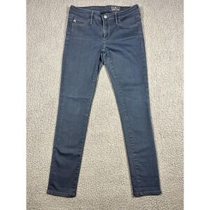 AG Adriano Goldschmied Jeans Womens 27 Blue Skinny Ankle Stretch Denim USA‎